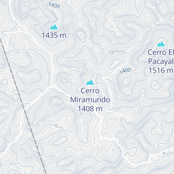 Map of Monte Coros