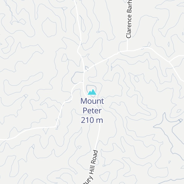 Map of Mount Peter