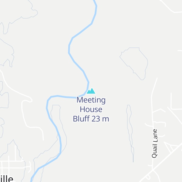Map of Meeting House Bluff