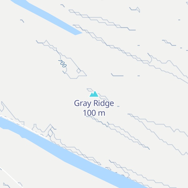 Map of Gray Ridge