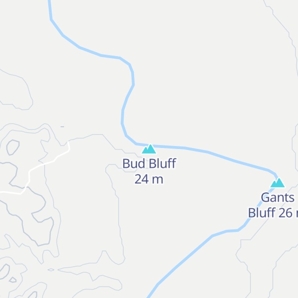 Map of Bud Bluff
