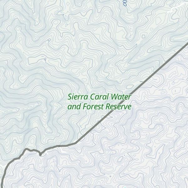 Map of Cerro El Caral