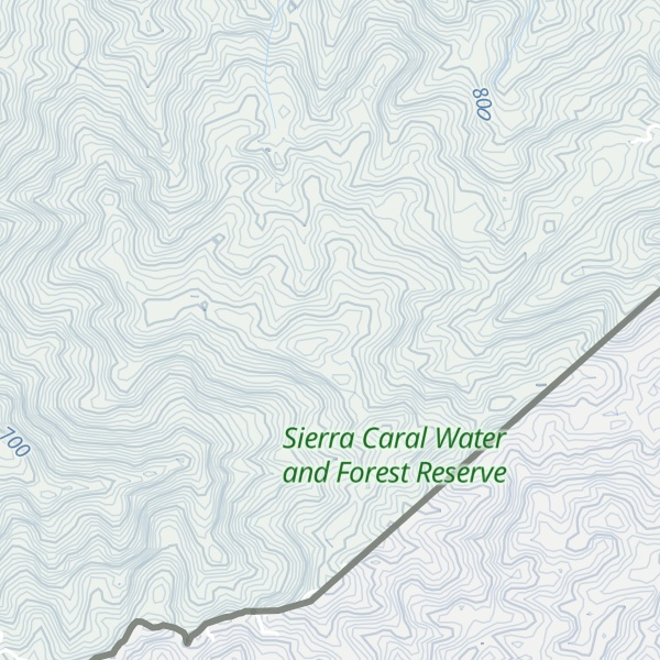 Map of Cerro Caral