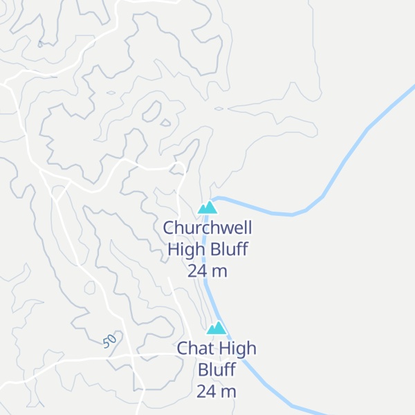 Map of Churchwell High Bluff