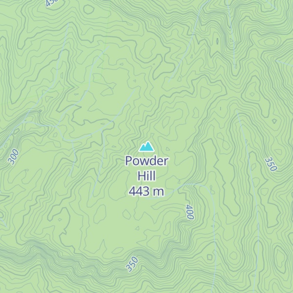Map of Powder Hill