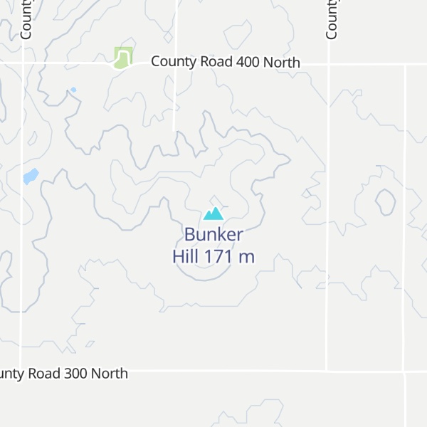 Map of Bunker Hill