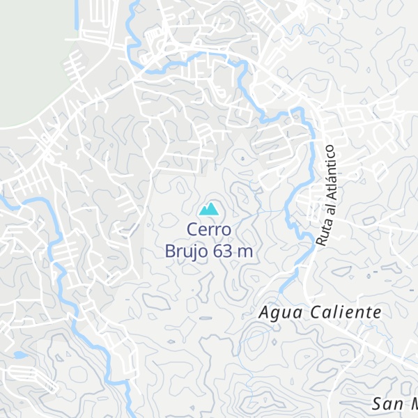 Map of Cerro Brujo