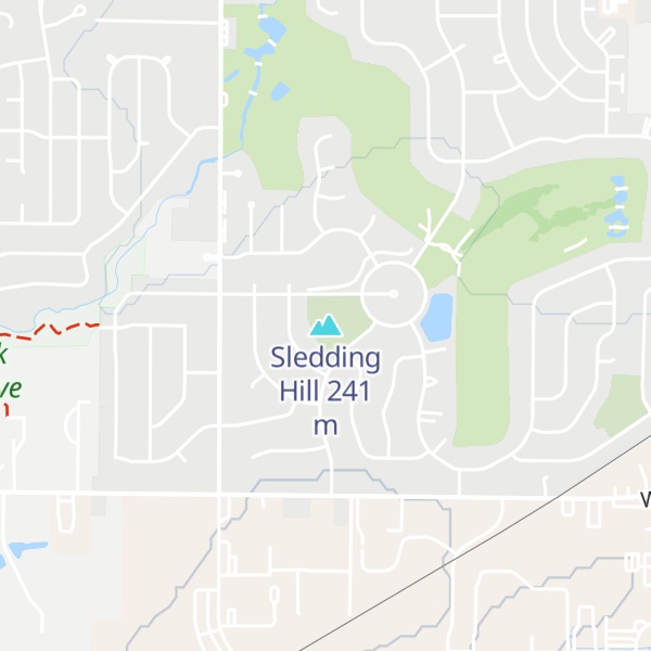 Map of Sledding Hill