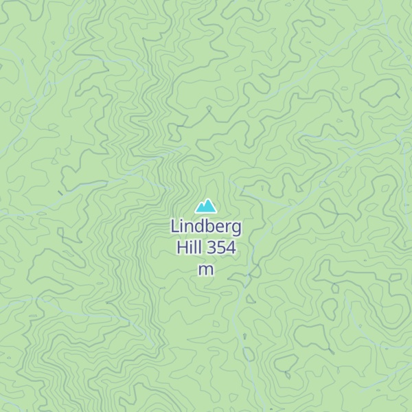 Map of Lindberg Hill