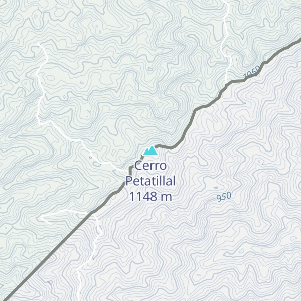 Map of Cerro Petatillal