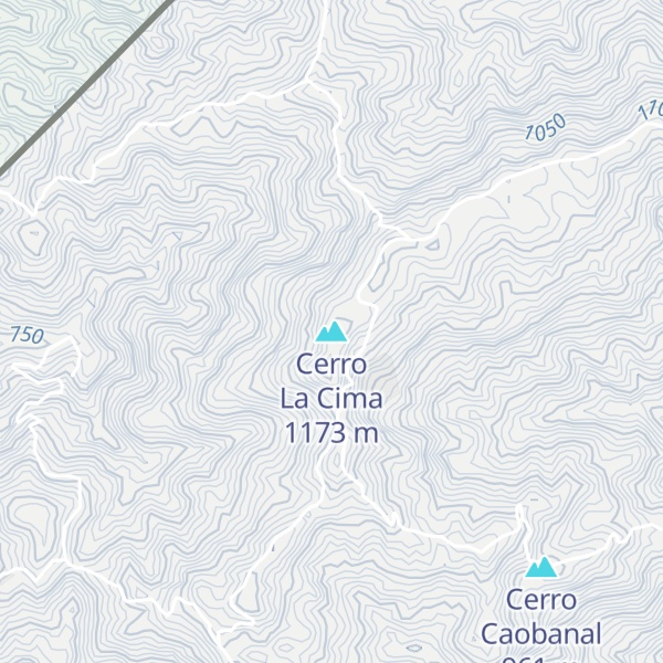 Map of Cerro La Cima