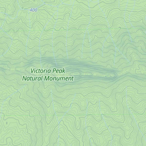 Map of Victoria Peak