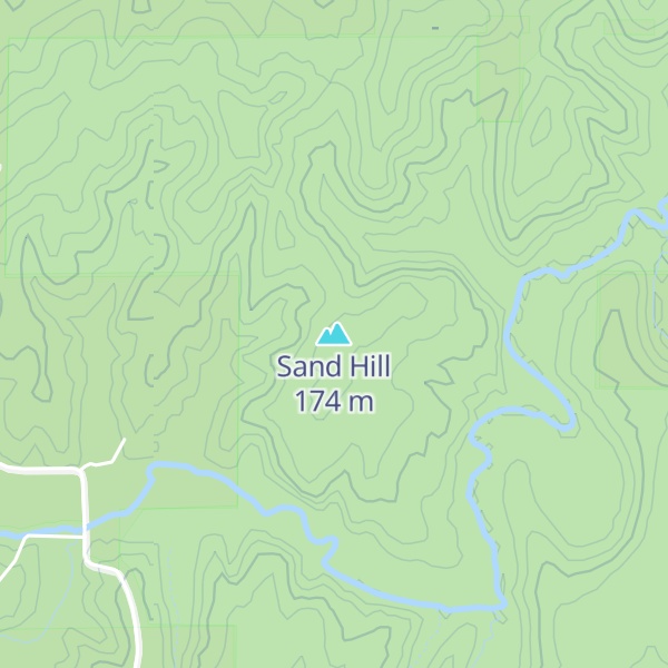 Map of Sand Hill
