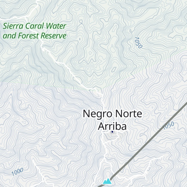 Map of Cerro Negro Norte