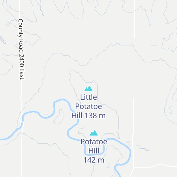 Map of Little Potatoe Hill