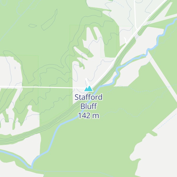 Map of Stafford Bluff