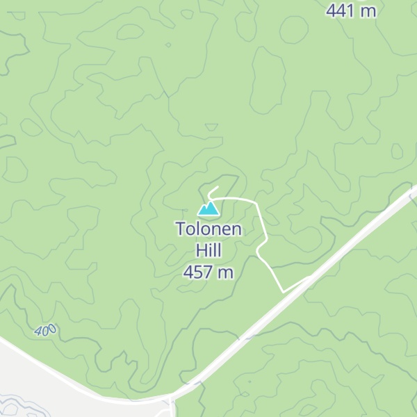 Map of Tolonen Hill