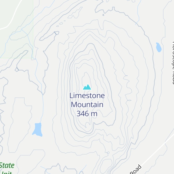 Map of Limestone Mountain