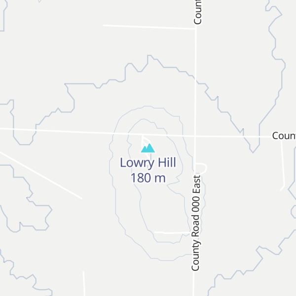 Map of Lowry Hill