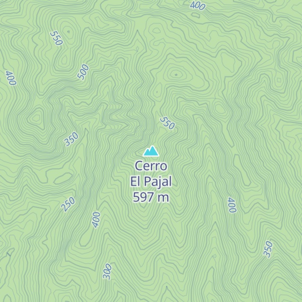 Map of Cerro El Pajal