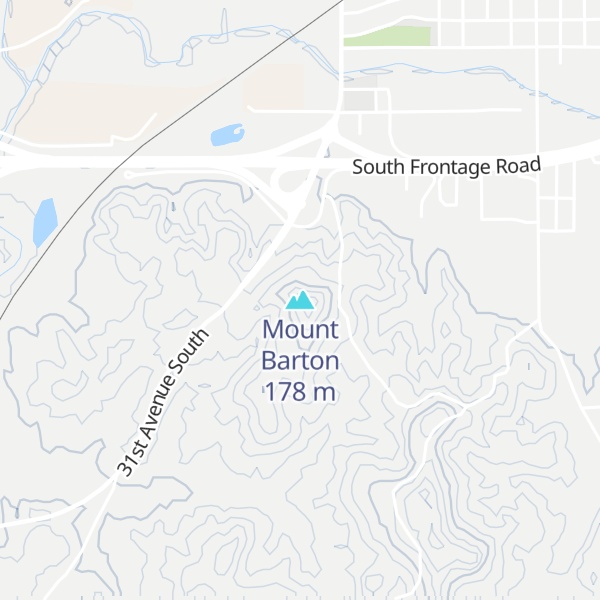 Map of Mount Barton