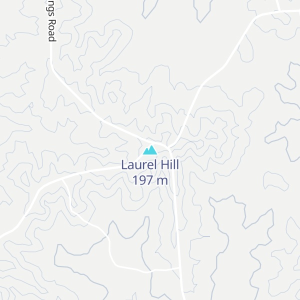 Map of Laurel Hill