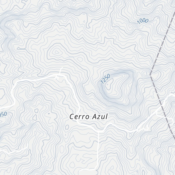 Map of Cerro Azul