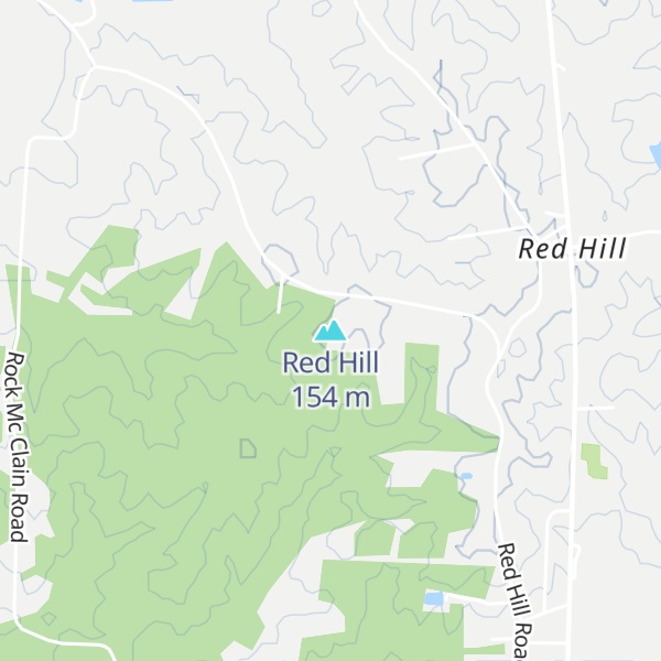 Map of Red Hill