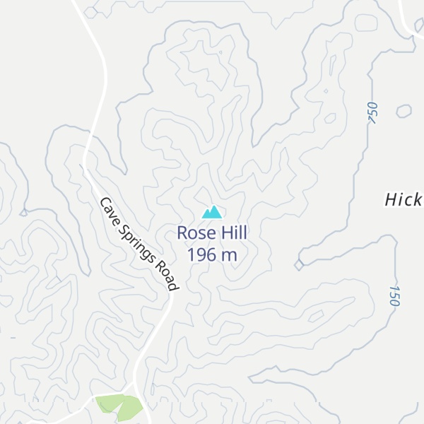 Map of Rose Hill