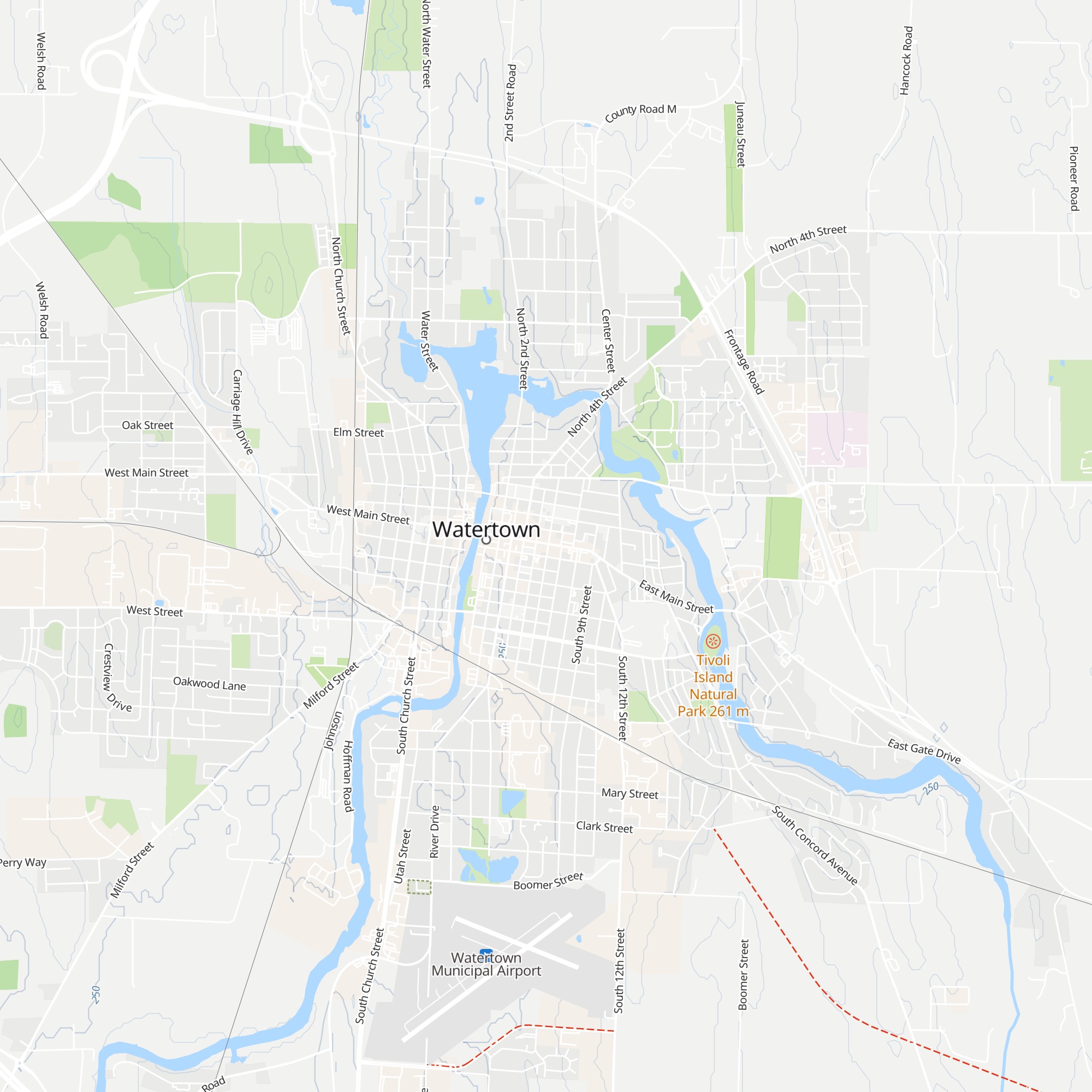 Watertown Area Chamber of Commerce map