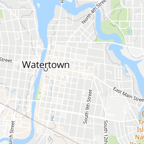 Map of Watertown Area Chamber of Commerce