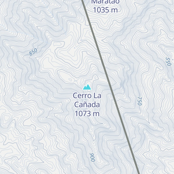 Map of Cerro La Cañada