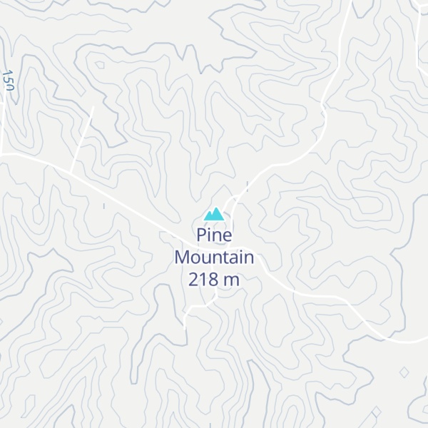 Map of Pine Mountain