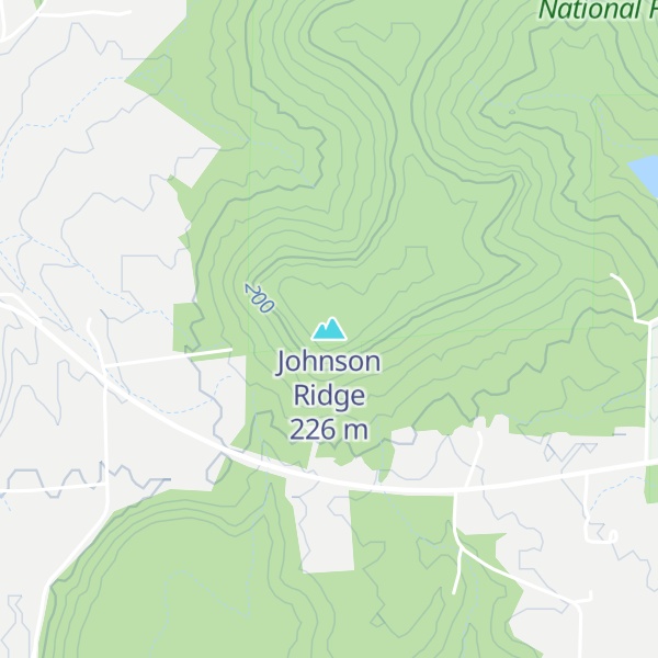 Map of Johnson Ridge