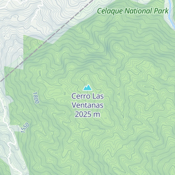Map of Cerro Las Ventanas