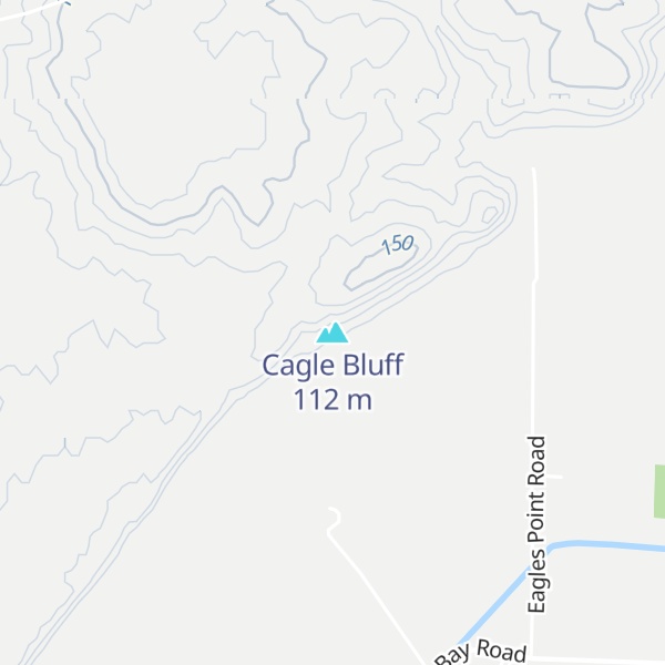 Map of Cagle Bluff