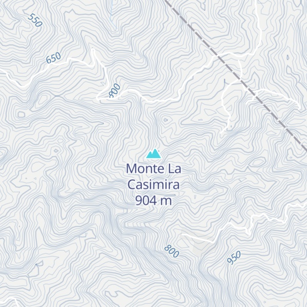 Map of Monte La Casimira