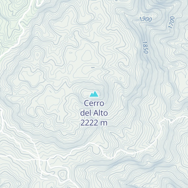 Map of Cerro del Alto