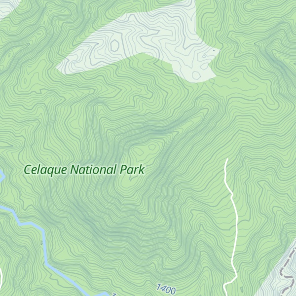 Map of Cerro Capitán