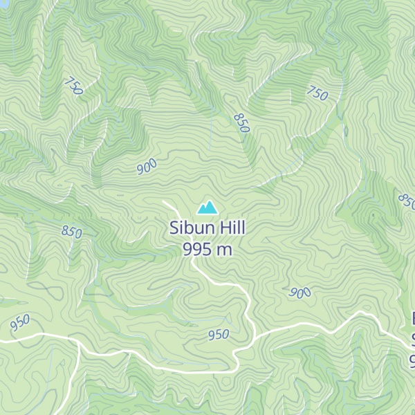 Map of Sibun Hill