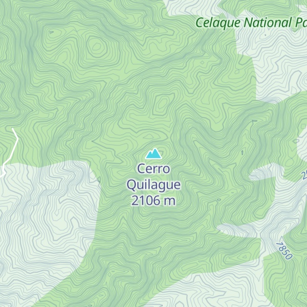 Map of Cerro Quilague