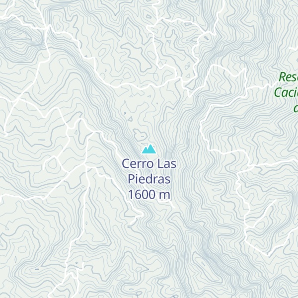 Map of Cerro Las Piedras