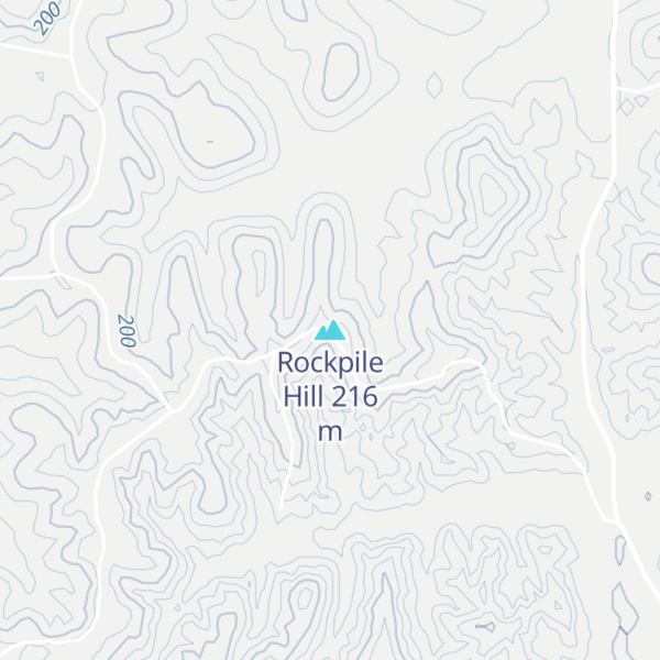Map of Rockpile Hill