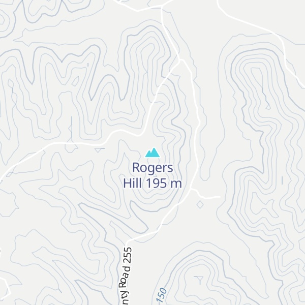 Map of Rogers Hill