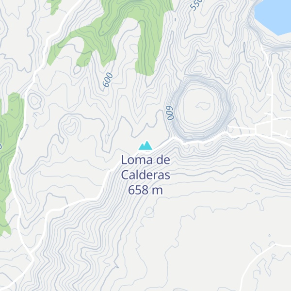 Map of Loma de Calderas