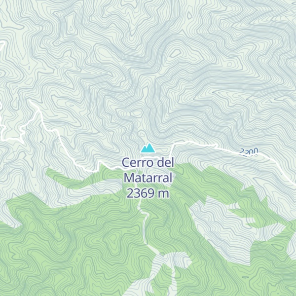 Map of Cerro del Matarral