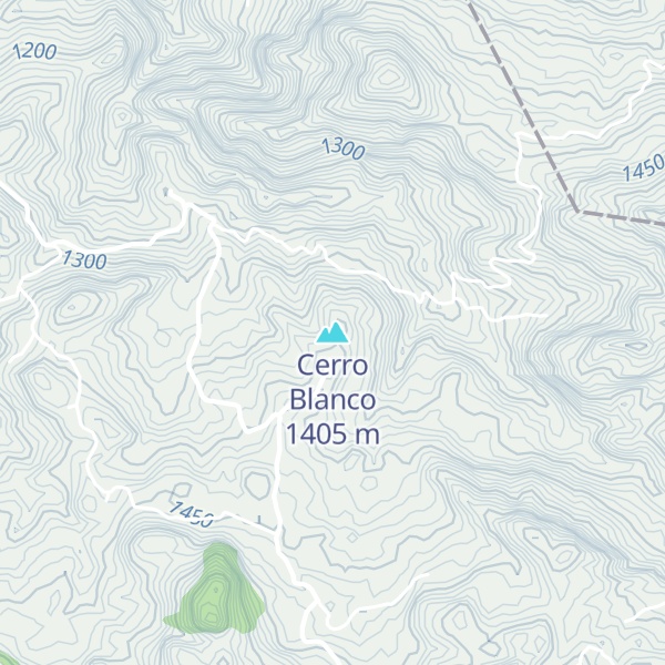 Map of Cerro Blanco