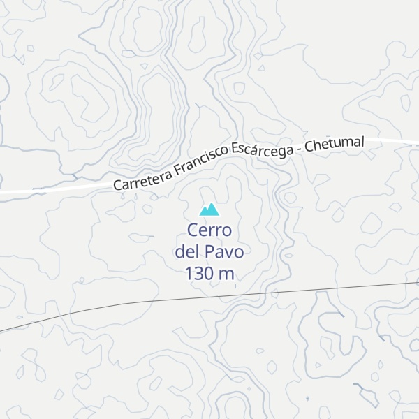 Map of Cerro del Pavo