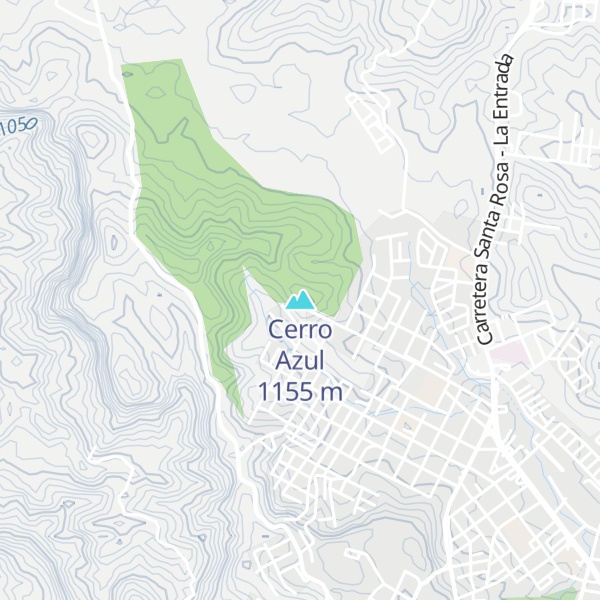 Map of Cerro Azul