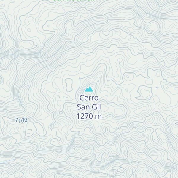 Map of Cerro San Gil